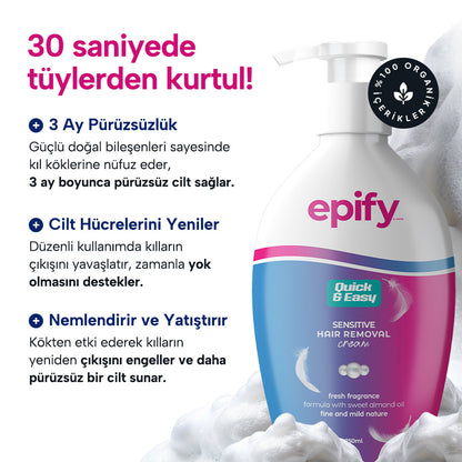 Epify Tüy Dökücü Jel Krem